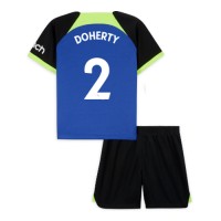 Tottenham Hotspur Matt Doherty #2 Udebanesæt Børn 2022-23 Kortærmet (+ Korte bukser)